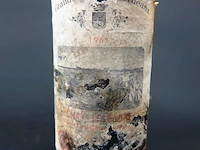 Fles chateau lescadre grande vins de bordeaux-blaye-1961 - afbeelding 2 van  4