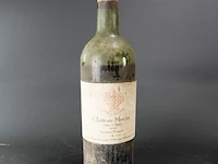 Fles chateau mercier cotes de bourg 1959 - afbeelding 1 van  4