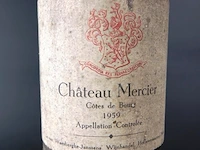 Fles chateau mercier cotes de bourg 1959 - afbeelding 2 van  4