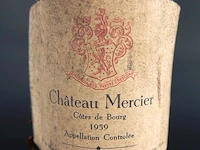 Fles chateau mercier cotes de bourg 1959 - afbeelding 2 van  4