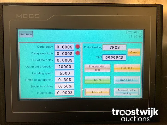 Fles-etiketteermachinemachine - afbeelding 12 van  14