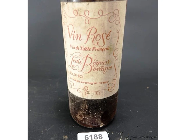 Fles louis bogaers vin rose - afbeelding 1 van  4