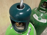Fles protegon gas en fles argon gas - afbeelding 4 van  4