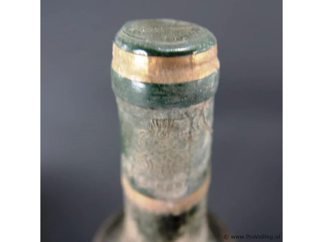 Fles wijn als op foto's 1955 - afbeelding 3 van  4