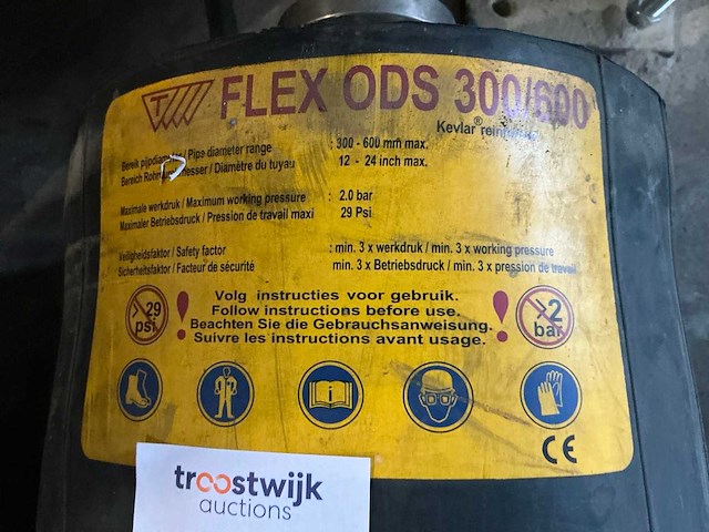 Flex ods 300/600 rioolafsluiter / ballon - afbeelding 6 van  6