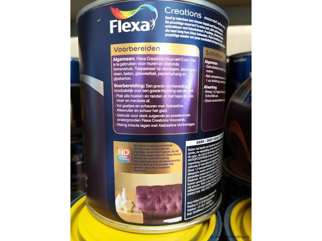 Flexa creations - muurverf - 1 liter - 100 x - afbeelding 5 van  5