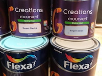 Flexa creations - muurverf - 1 liter blikken - 34 x - afbeelding 2 van  5