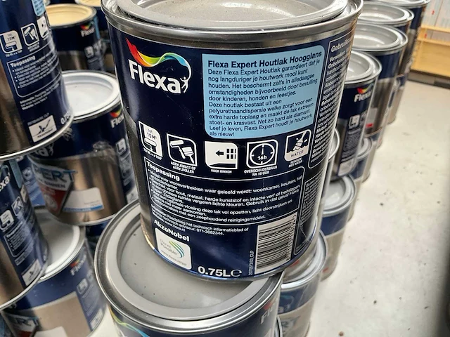 Flexa expert houtlak binnen 0,75 l (15x) - afbeelding 3 van  3