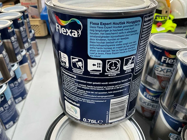 Flexa expert houtlak binnen 0,75 l (8x) - afbeelding 3 van  3
