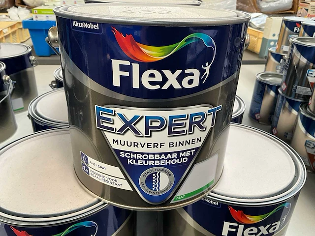 Flexa expert muurverf 2,5 l (12x) - afbeelding 2 van  4