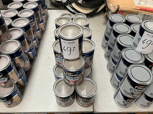 Flexa houtlak binnen 0,75 l (22x) - afbeelding 1 van  3
