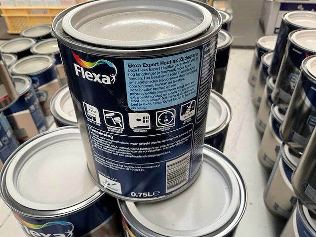 Flexa houtlak binnen 0,75 l (27x) - afbeelding 4 van  4