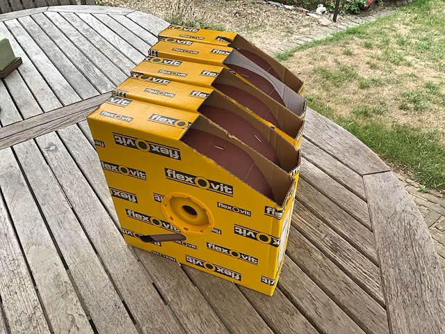 Flexovit schuurrol k 100 schuurlinnen (5x) - afbeelding 4 van  7