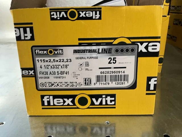 Flexvit fh38/a30/s-bf41 slijpschijf (325x) - afbeelding 3 van  3