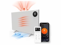 Flinq slimme hybrid verwarming infrarood & convectorkachel elektrische verwarmingspaneel wit paneel 800w - afbeelding 1 van  1