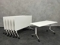 Flip flop - verrijdbare klaptafel 140x70 (6x) - afbeelding 1 van  12