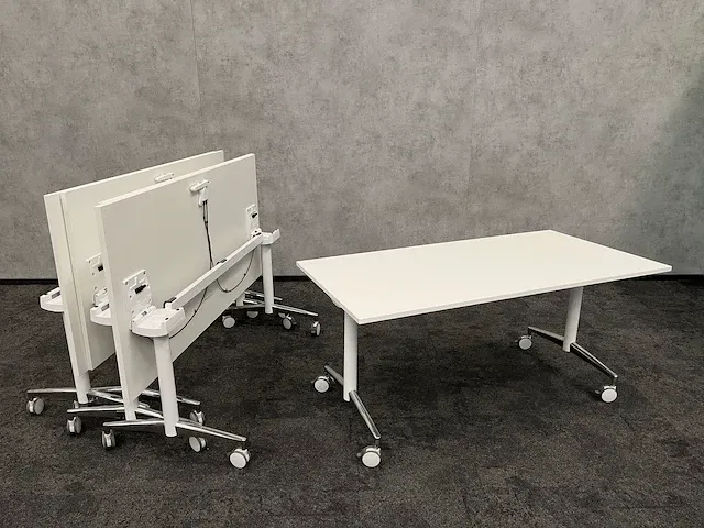 Flip & nest - verrijdbare klaptafel 160x80 (5x) - afbeelding 5 van  13