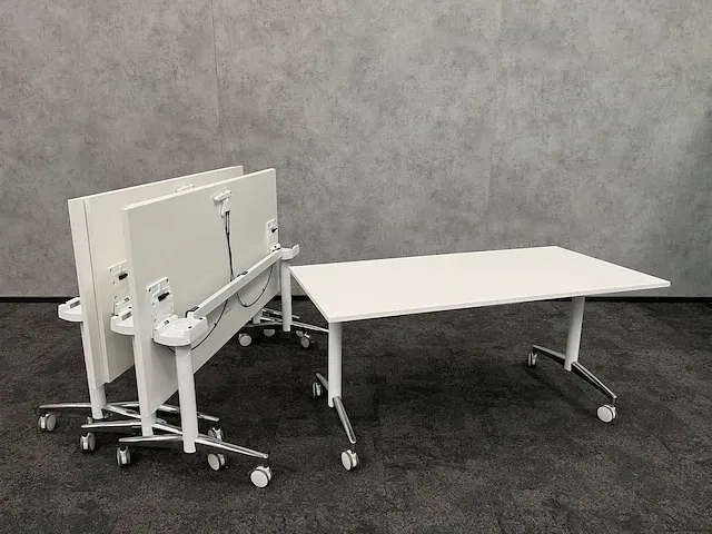 Flip & nest - verrijdbare klaptafel 160x80 (5x) - afbeelding 1 van  13