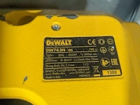 Flipover tafel/afkortzaag 250mm 230v dewalt, dw743n-qs, bouwjaar 2017 - afbeelding 7 van  7