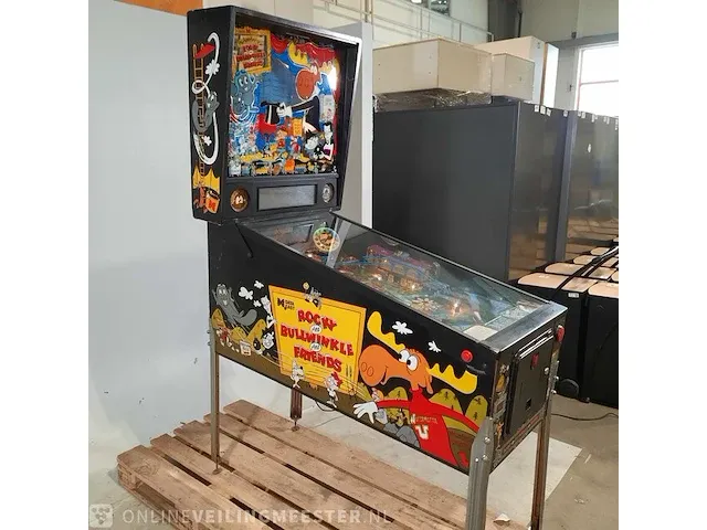 Flipperkast data east pinball, inc, the adventures of rocky&bullwinkle, bouwjaar 1993 - afbeelding 13 van  19