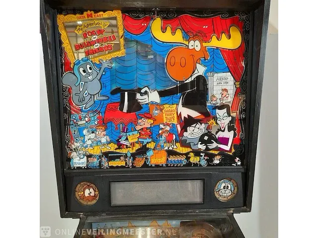 Flipperkast data east pinball, inc, the adventures of rocky&bullwinkle, bouwjaar 1993 - afbeelding 15 van  19