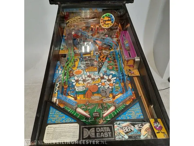 Flipperkast data east pinball, inc, the adventures of rocky&bullwinkle, bouwjaar 1993 - afbeelding 16 van  19