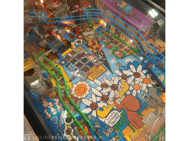 Flipperkast data east pinball, inc, the adventures of rocky&bullwinkle, bouwjaar 1993 - afbeelding 18 van  19