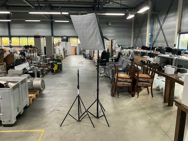 Flitslamp met statieven - afbeelding 1 van  10