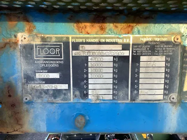 Floor oplegger/stenentrailer - afbeelding 19 van  19