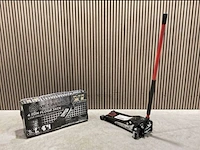 Floorjack - krik metallo, xl 4 ton, zwart - afbeelding 1 van  2