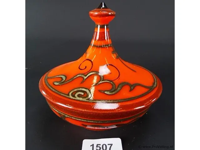 Flora gouda holland dekselschaal - afbeelding 1 van  5