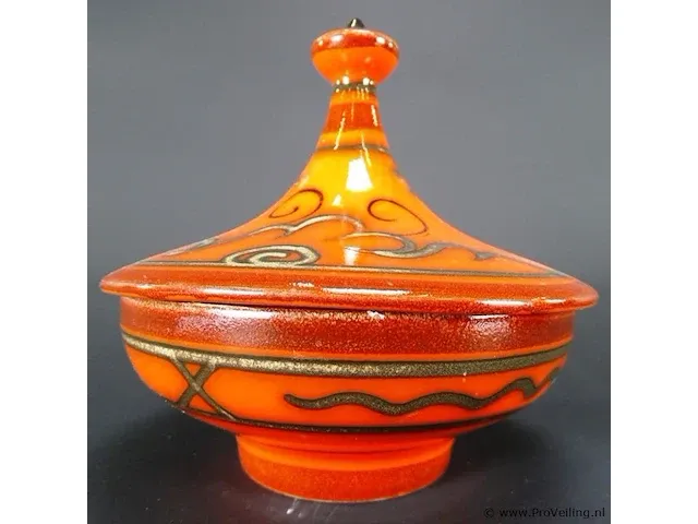 Flora gouda holland dekselschaal - afbeelding 2 van  5