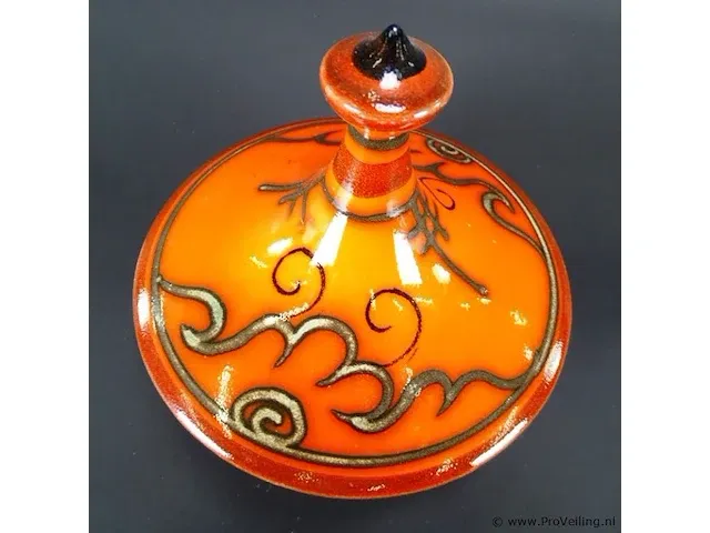 Flora gouda holland dekselschaal - afbeelding 3 van  5