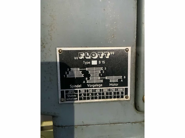 Flott b15 tafelboormachine - afbeelding 6 van  7