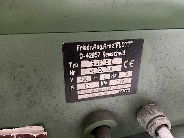 Flott ma 600 stationaire schuurmachine - afbeelding 5 van  5