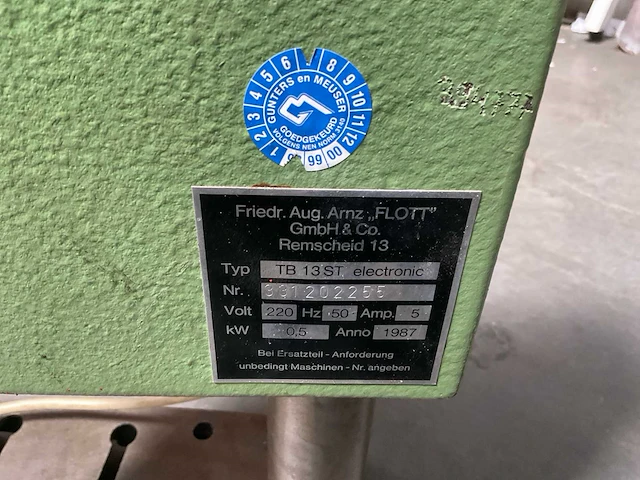 Flott tb 13 st w kolomboormachine - afbeelding 3 van  4
