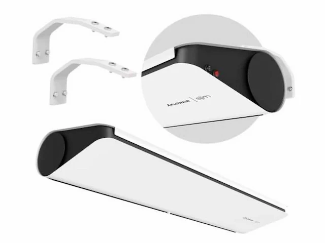 Flowair slim w-100 luchtgordijn met beugel en sensor - afbeelding 1 van  4