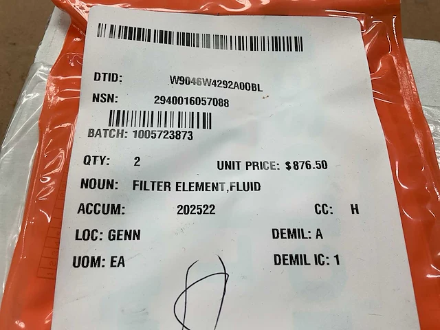 Fluid filter element (2x) - afbeelding 4 van  4