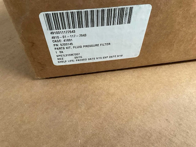 Fluid pressure parts kit - afbeelding 4 van  4
