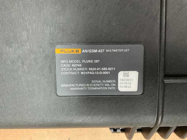 Fluke 287 multimeter set - afbeelding 7 van  7