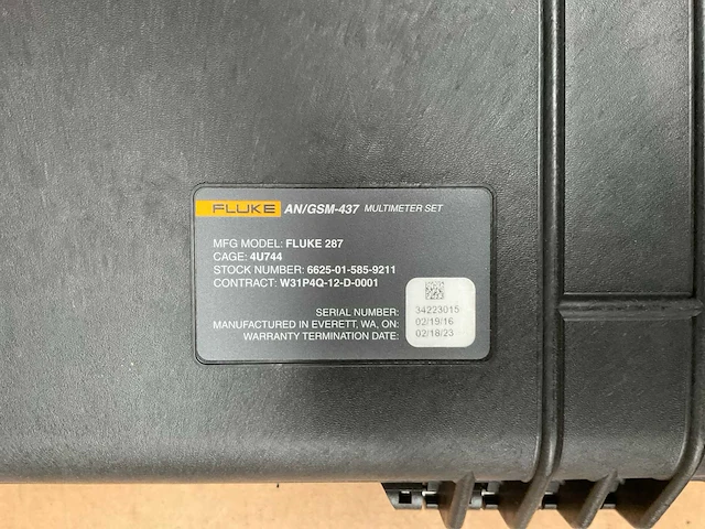 Fluke 287 multimeter set - afbeelding 7 van  7