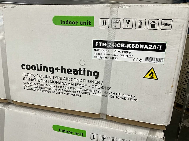 Fluo fth24cb-k6dna2a/i airco plafond/vloer binnendeel free match - afbeelding 2 van  11