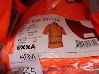 Fluoriserende polo's en hoodies oranje oxxa vx-viz 18 stuks. excl. draadmand - afbeelding 3 van  3