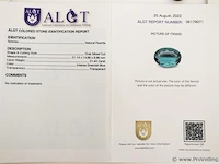 Fluorite 21.44ct algt certified - afbeelding 4 van  4