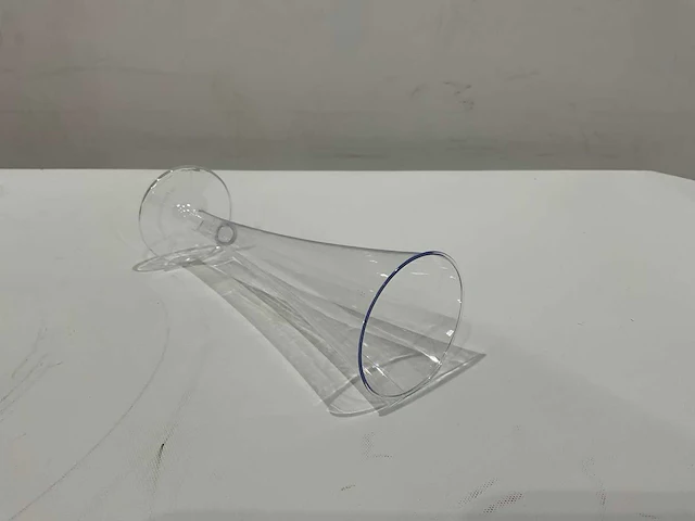 Flute plastic champagne bekers 100 cc (100x) - afbeelding 2 van  7