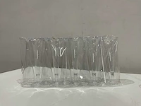 Flute plastic champagne bekers 100 cc (100x) - afbeelding 5 van  7
