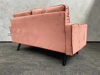 Fluwelen sofa roze - afbeelding 2 van  11