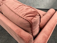 Fluwelen sofa roze - afbeelding 3 van  11
