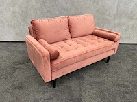 Fluwelen sofa roze - afbeelding 1 van  11