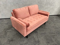 Fluwelen sofa roze - afbeelding 6 van  11